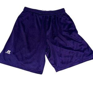 Russell Athletic Youth XL Purple Mesh Sports Shorts